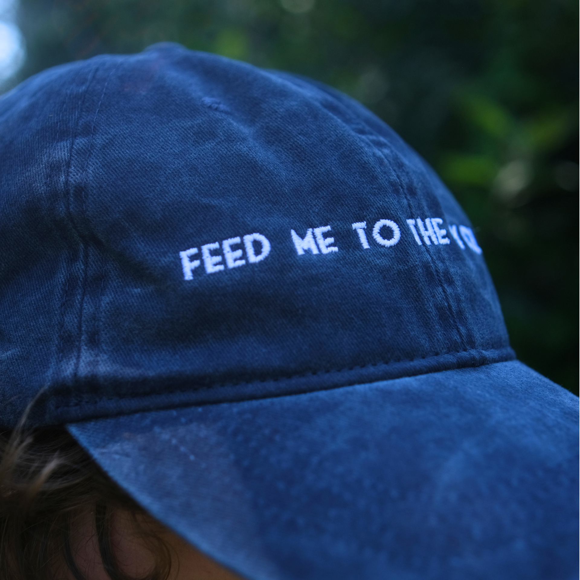 Feed Me To The Mycelium Organic Cotton Mushroom Cap